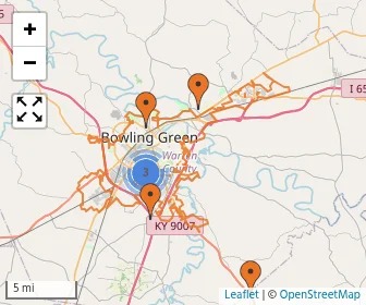 Area schools map
